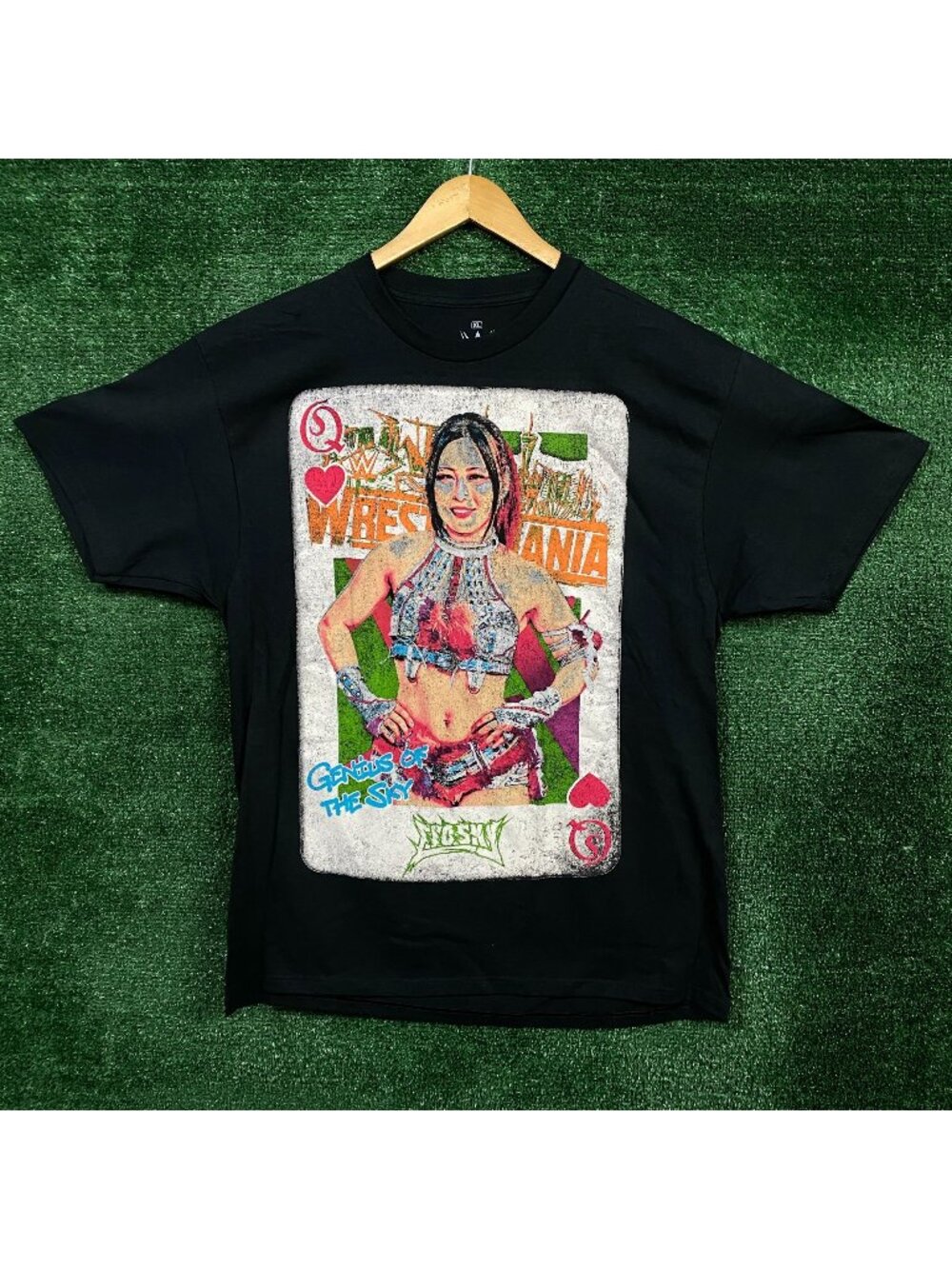 WWE Iyo Sky WrestleMania Card T-Shirt Size XL